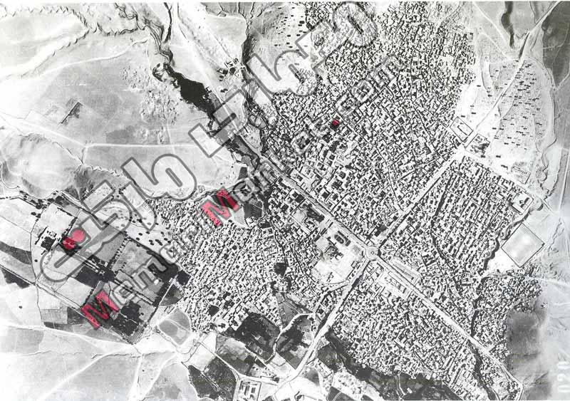عکس هوایی سنندج در سال 1335