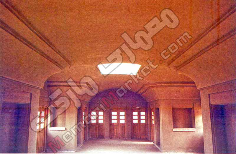 تالار طبقه دوم عمارت اصلی باغ حجت آباد وزیر