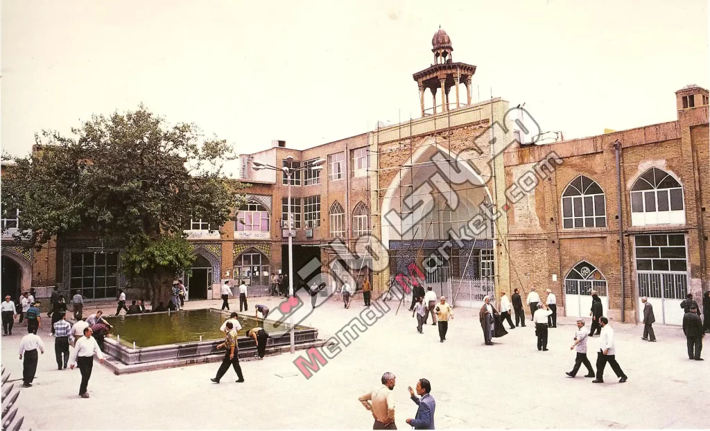 جبهه های جنوبی و شرقی حیاط مسجد جامع تهران